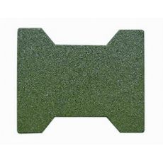 Dog Bone 195mm x 160mm 45mm Full Pigmented Green